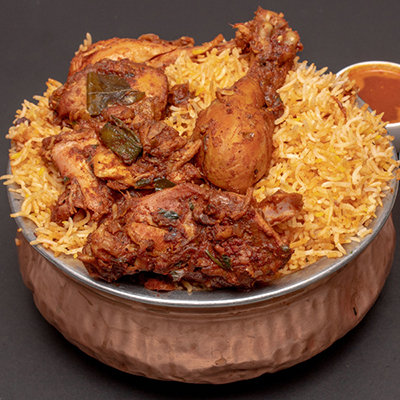 "Chicken Fry Piece Biryani (Sri Kanya Comfort Restaurant) - Click here to View more details about this Product